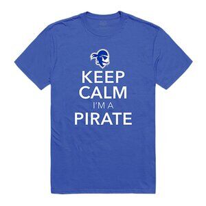 Seton Hall University Pirates NCAA College Cotton Keep Calm shirt retro